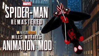 Marvels SpiderMan Remastered How to add Miles Morales Animation mod [upl. by Lula]