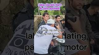 JAKE CUENCA GERALD ANDERSON JOHN PRATS AT SAM MILBY SPOTTED NAG LONG RIDES SILA showbiz spotted [upl. by Payton]