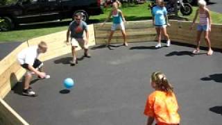 Gaga Ball Portable amp Permanent Pits by Coach Cliff [upl. by Llewen724]