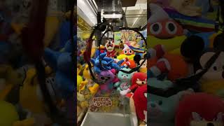 Sonic movie 2 sonic claw machine win clawmachine sonicmovieplush win [upl. by Tarrsus32]