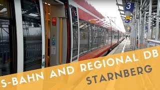 SBahn and Regional DB trains in Starnberg Germany 2018 [upl. by Danie]