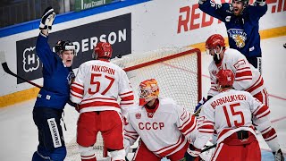 Finland vs Russia Mens GOLD MEDAL Hockey Game Preview  2022 Beijing Olympics Predictions [upl. by Arikahs150]