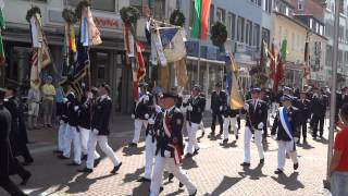 Peiner Freischiessen 2015  Fahnenumzug 2015 HD [upl. by Doti297]