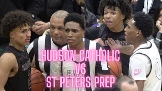 INSTANT OT CLASSIC‼️Hudson Catholic vs St Peters Prep  HudsonChip Tahaad PettifordPeyton Miller [upl. by Deni91]