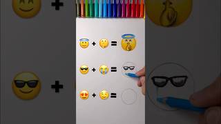 Mixing Emojis 🎨✨✍️  What Emojis Should Be Next art drawing creative [upl. by Mast]