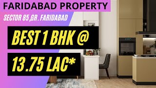 Best 1 BHK in Faridabad  Amolik Sankalp  1375 lacs  9999998627 [upl. by Cesar]