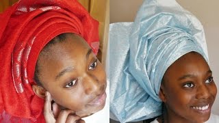 How to Tie Gele and Aso oke [upl. by Gaby]