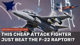 The F22 just lost a dogfight to a cheap ATTACK jet [upl. by Maupin]