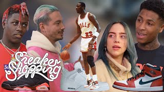 Sneaker Shopping Celebrities Remember Their First Air Jordans [upl. by Elisha392]