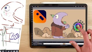 Character animation tips amp tricks using Callipeg  2D animation on iPad [upl. by Ilona]