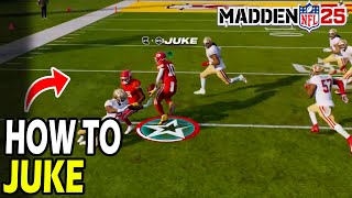 How to Juke in Madden 25 [upl. by Arvin554]