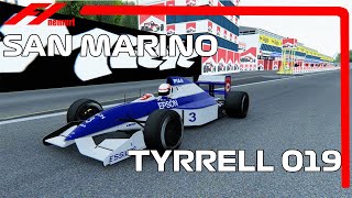 Tyrrell 019 Mod in San Marino ティレル019でサンマリノを激走‼ [upl. by Ernestus696]