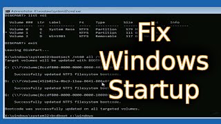 How to Fix Startup Repair in Windows 10  System Reserved [upl. by Daj]