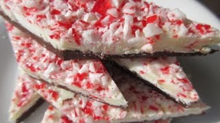 Christmas Day PEPPERMINT BARK  CHRISTMAS GIFT IDEA  CANDY IN A CAN [upl. by Mazonson]