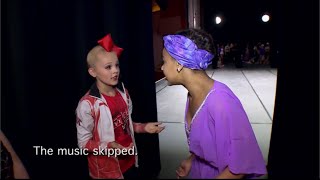 Dance Moms  Nias Music Skips During her National Solo [upl. by Lanctot894]