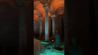 Basilica Cistern in Istanbul istanbul turkey travel viralvideo travel trendingshorts dark [upl. by Lemaceon620]