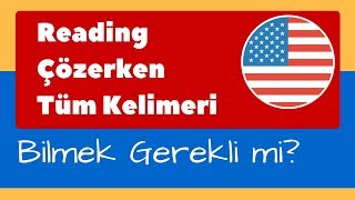 Reading için tüm kelimeleri bilmek gerekli mi [upl. by Yelrebma]