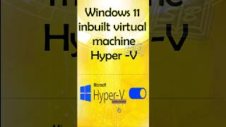 How to Enable Windows 11s Inbuilt Virtualization HyperV [upl. by Aerdnael949]