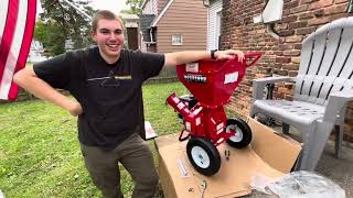 Predator 212cc Wood Chipper From Harbor Freight Review [upl. by Collbaith]