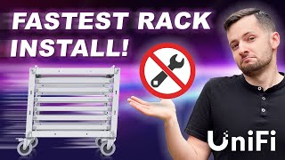 How to RackMount UniFi Devices into the Ubiquiti Toolless Mini Rack [upl. by Pettifer328]