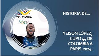 Yeison López con récord mundial va a París por la medalla de oro [upl. by Ahsinelg425]