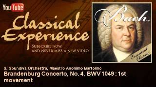 Bach  Brandenburg Concerto No 4 BWV 1049  1st movement  ClassicalExperience [upl. by Zantos]