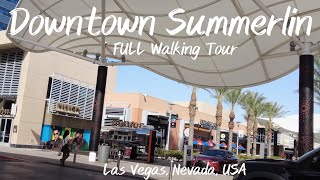 Exploring the NEW Downtown Summerlin A Full 2024 Walking Tour [upl. by Yrnehnhoj122]