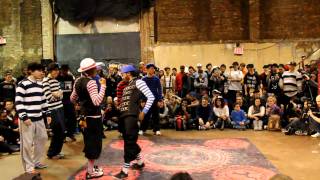 Fire lock and Hurricane  2011 Juste Debout NYC Lockin PreLims [upl. by Irpac]