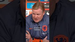 ⏳🇳🇱 Moet Koeman Maatsen opstellen tegen Duitsland 👀 oranje koeman nationsleague [upl. by Dinnie]