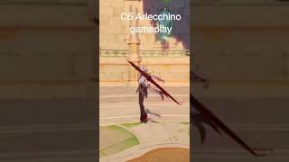 C6 Arlecchino New FULL GAMEPLAY  Charged Winged Effect  Genshin 46 [upl. by Eilerua]