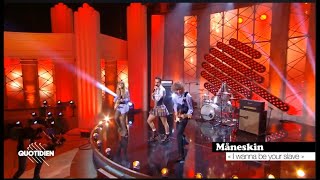 Måneskin  I wanna be your slave  exclusively for Quotidien French TV [upl. by Adnarom368]