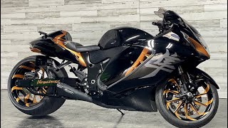 2022 Suzuki Hayabusa fully custom 360 kit with full Brock’s exhaust walk around ￼ [upl. by Yar161]