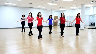 Vulnerable  Line Dance Dance amp Teach in English amp 中文 [upl. by Witherspoon]