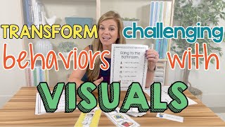 5 Ways to Use Visuals for Challenging Behaviors [upl. by Eidahs]