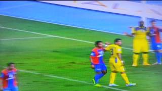 FINAL PIALA MALAYSIA 2014 JDT VS PAHANG  INSIDEN KAD MERAH POOYENG [upl. by Derdlim]