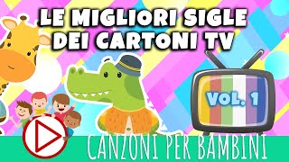 Le migliori sigle dei cartoni TV per bambini Vol 1 [upl. by Nonnaer]