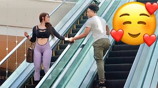 GRABBING STRANGERS CHEEKS ON THE ESCALATOR [upl. by Herod987]