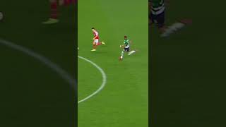 ST Juste Incredible Pace VS Arsenal 😳⚽️football arsenal vs sporting europaleague [upl. by Bekha639]