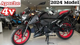 New 2024 Model Tvs Apache RTR 160 4v Special Edition Review  tvs apache rtr 160 4v 2024 model [upl. by Ocram]