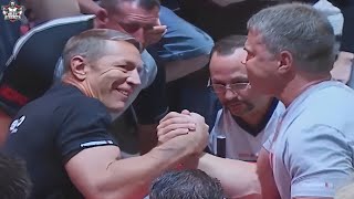 John Brzenk vs Ron Bath  Battle of the Armwrestling Legends [upl. by Oberg]