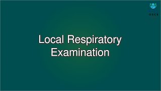 Local Respiratory Examination  Macleods Clinical Examination [upl. by Liartnod]