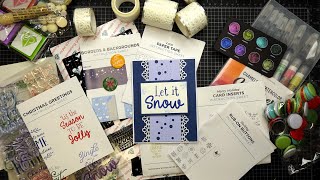 New Diamond Press Supplies for HSN October 28 Craft Day Rub On Buttons Card Inserts Dies amp Stamps [upl. by Atel]