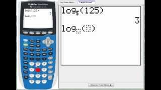 Any Base Logarithm on a TI84 Plus [upl. by Ahel]