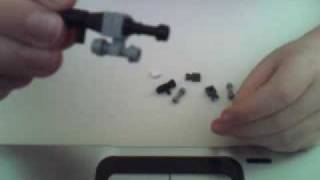 Lego Star Wars Republic Commando DC17m blaster how to make [upl. by Freddi]