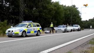 Vägpirater försökte få stopp på Gabriels motorcykel [upl. by Feld]