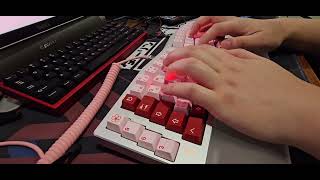 Neo Ergo PP Plate with Vertex V One KKB full foam no stabs [upl. by Luapnhoj679]