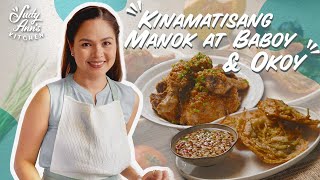 Kinamatisang Manok at Baboy amp Okoy  Judy Anns Kitchen [upl. by Marshal752]