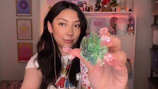 ASMR eating edible crystal candy kohakutou [upl. by Remos]