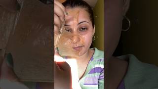 Peeling my dead skin peeling peeloffmasks peelingdeadskin shortsviral mask diy remedies [upl. by Alfy809]