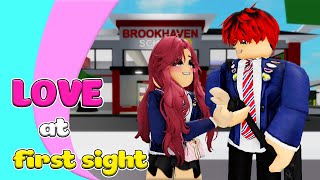 💖 School Love  LOVE AT FIRST SIGHT Ep1  Roblox story [upl. by Petigny78]